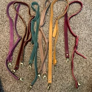 Portland Leather crossbody straps